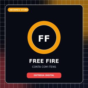 Conta Free Fire com itens raros
