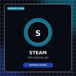 Gift Card Steam R$ 100